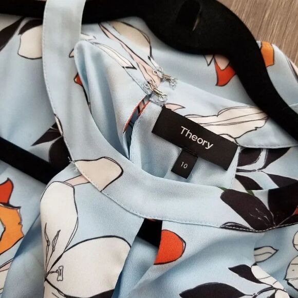 [NWOT]Theory floral print dress 10 size - Picture 3 of 8